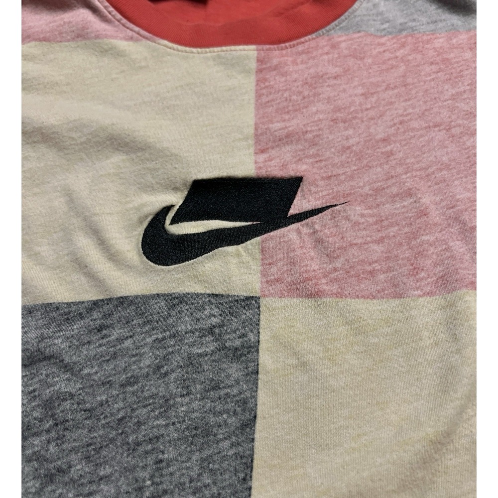 Nike Unusual By Design Patchwork Short Sleeve Loose Fit Shirt Medium‎ CJ5073-631 - Picture 5 of 10